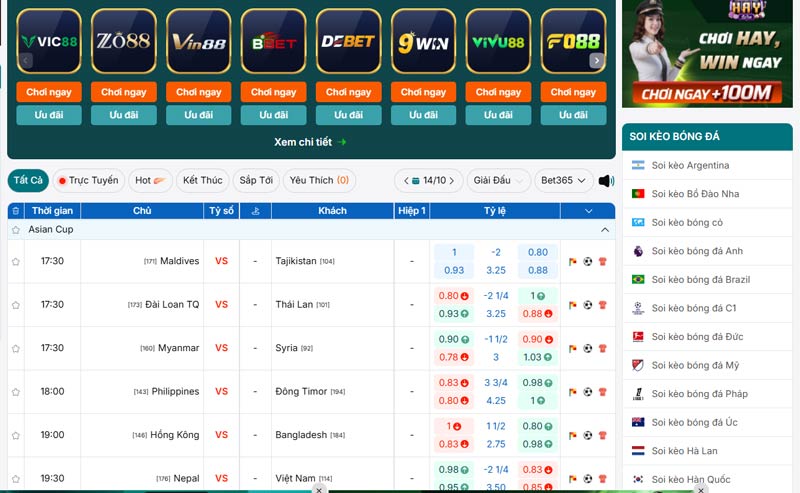 Theo dõi nhận định soi kèo tại BongdaNET để đặt cược hiệu quả tại nhà cái