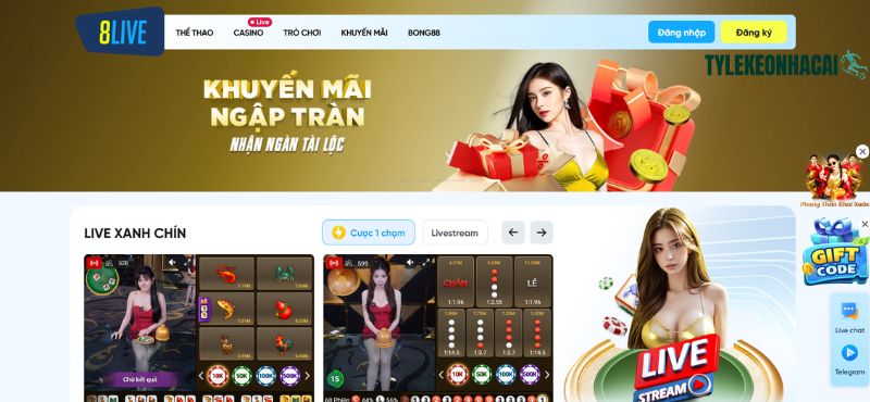 8LIVE được nhiều anh em cá cược lâu năm yêu thích và đánh giá cao 8LIVE được nhiều anh em cá cược lâu năm yêu thích và đánh giá cao