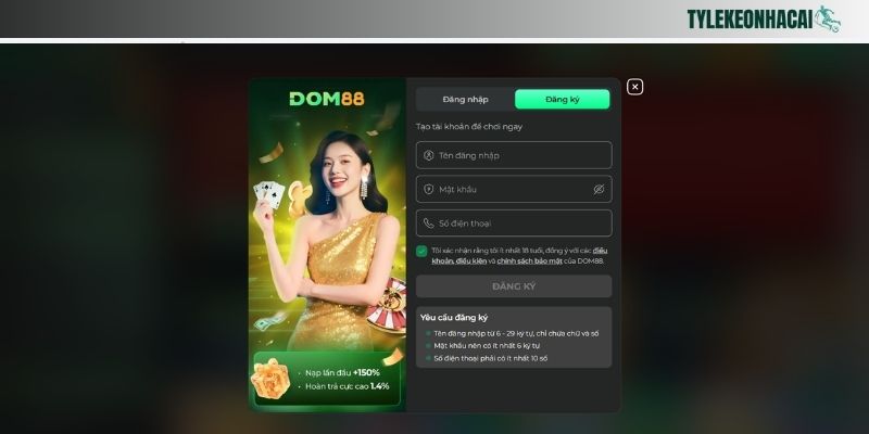 Cách đăng ký tài khoản DOM88 cực nhanh bạn đã biết chưa?