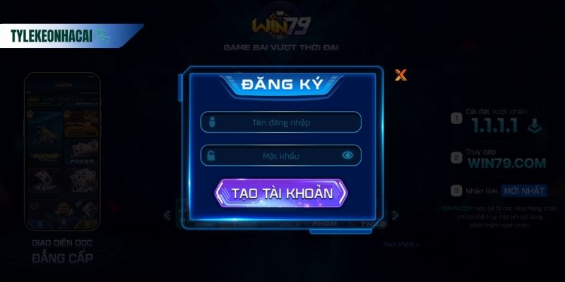 Đăng ký thành viên cực dễ chỉ với thao tác đơn giản