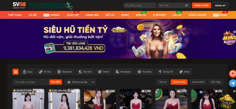 Hệ thống sản phẩm cá cược nổi bật tại nhà cái