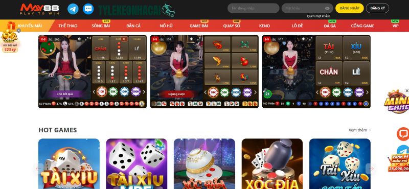 MAY88 luôn khiến các bet thủ hài lòng khi tham gia cá cược bởi sở hữu nhiều ưu điểm