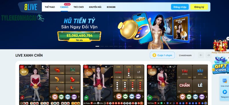 Tổng hợp những loại hình cá cược hot tại 8LIVE Tổng hợp những loại hình cá cược hot tại 8LIVE