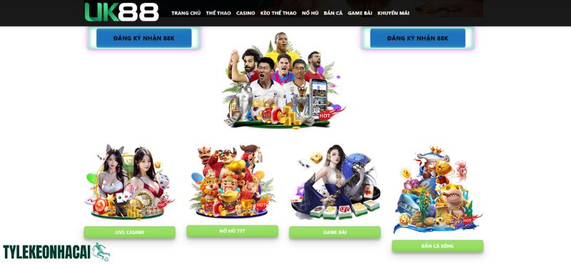 UK88 là một thương hiệu cá cược trực tuyến đến từ Châu Âu
