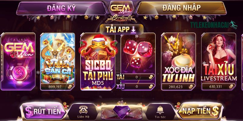 GEMWIN - cổng game giải trí đổi thưởng hàng đầu tại Việt Nam