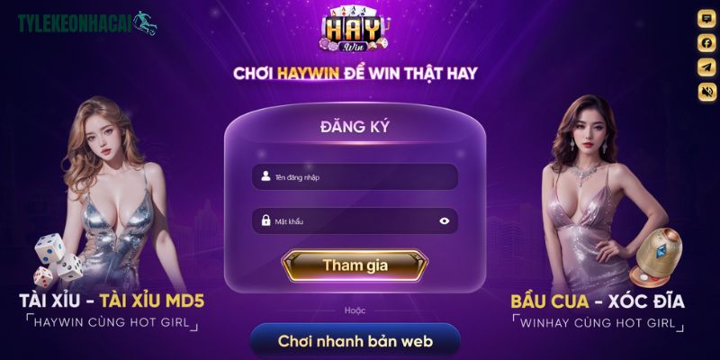 Thiết kế giao diện của HAYWIN tạo nhiều thiện cảm đối với người chơi Thiết kế giao diện của HAYWIN tạo nhiều thiện cảm đối với người chơi