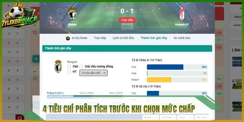4 tiêu chí phân tích trước khi chọn mức chấp
