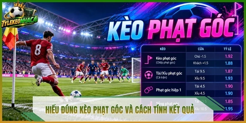 Hiểu đúng kèo phạt góc và cách tính kết quả