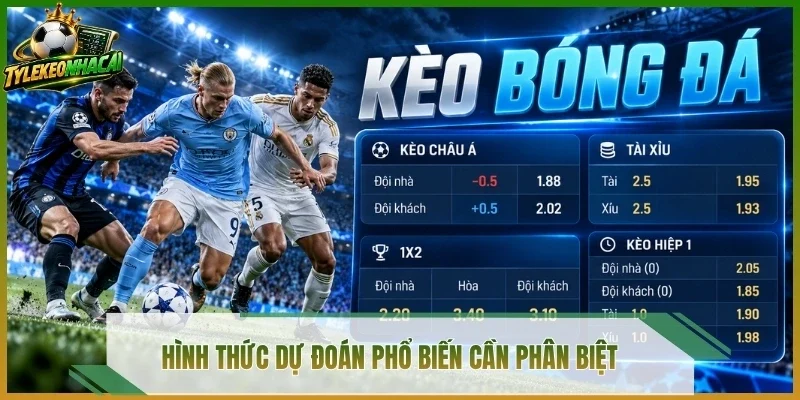 Hình thức dự đoán phổ biến cần phân biệt