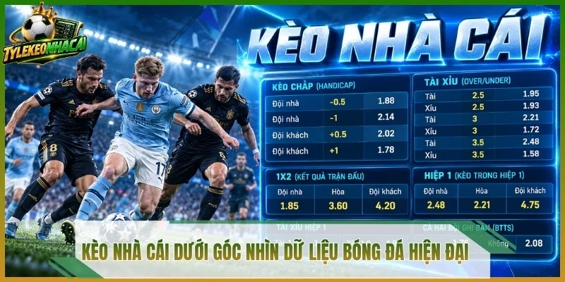 Kèo nhà cái dưới góc nhìn dữ liệu bóng đá hiện đại