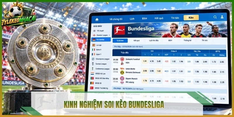 Kinh nghiệm soi kèo Bundesliga
