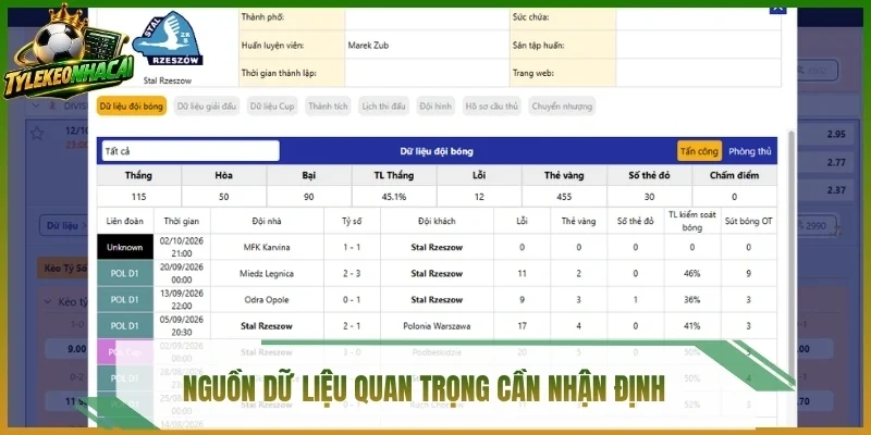 Nguồn dữ liệu quan trọng cần nhận định