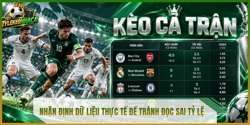 Nhận định dữ liệu thực tế để tránh đọc sai tỷ lệ