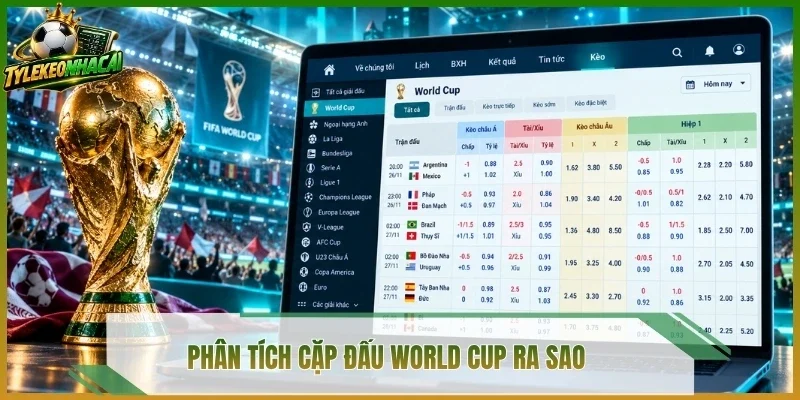 Phân tích cặp đấu World Cup ra sao