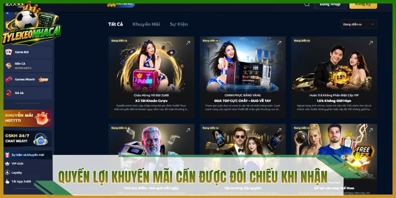 Quyền lợi khuyến mãi cần được đối chiếu khi nhận