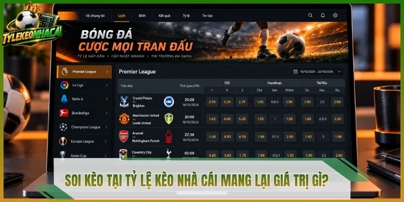 Soi kèo tại Tỷ Lệ Kèo Nhà Cái mang lại giá trị gì?