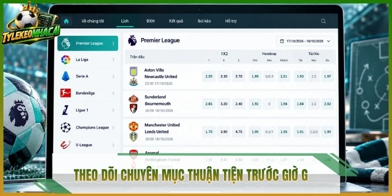 Theo dõi chuyên mục thuận tiện trước giờ G